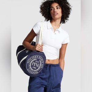 VS PINK Canvas Duffle Bag